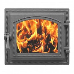 Дверка каминная Везувий 260 (крашенная)